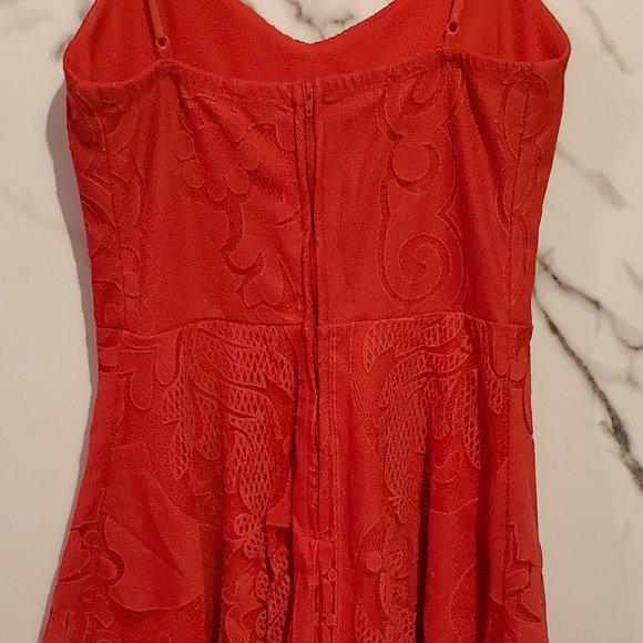 Urban Heritage Red Lace Sundress, M - Picture 6 of 7